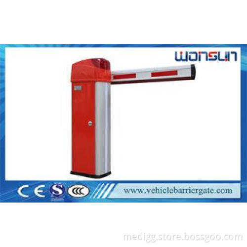 LED Light Automatic Vehicle Barrier Gate Used For Parking T